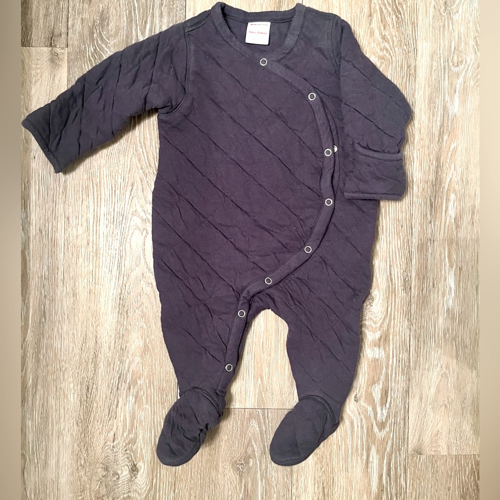 Hanna Anderson: quilted footie jumpsuit pram